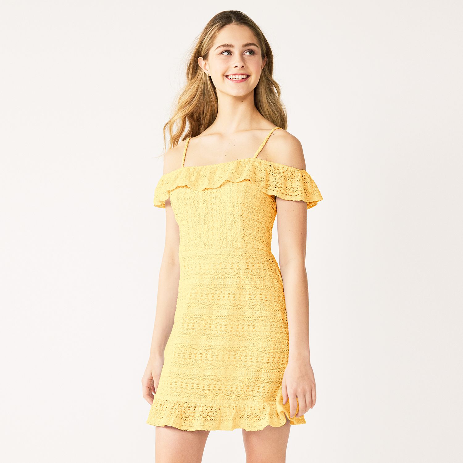 Juniors Yellow Casual Dresses, Clothing ...